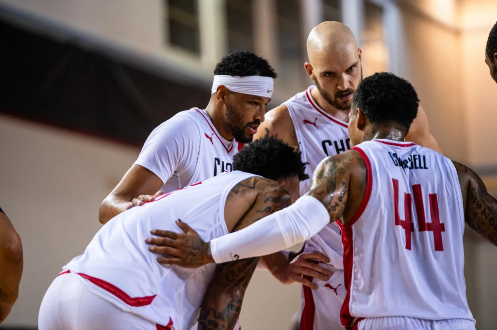 Andre Roberson, Bastien Vautier, T.J. Campbell, Cleveland Melvin III ©BCL