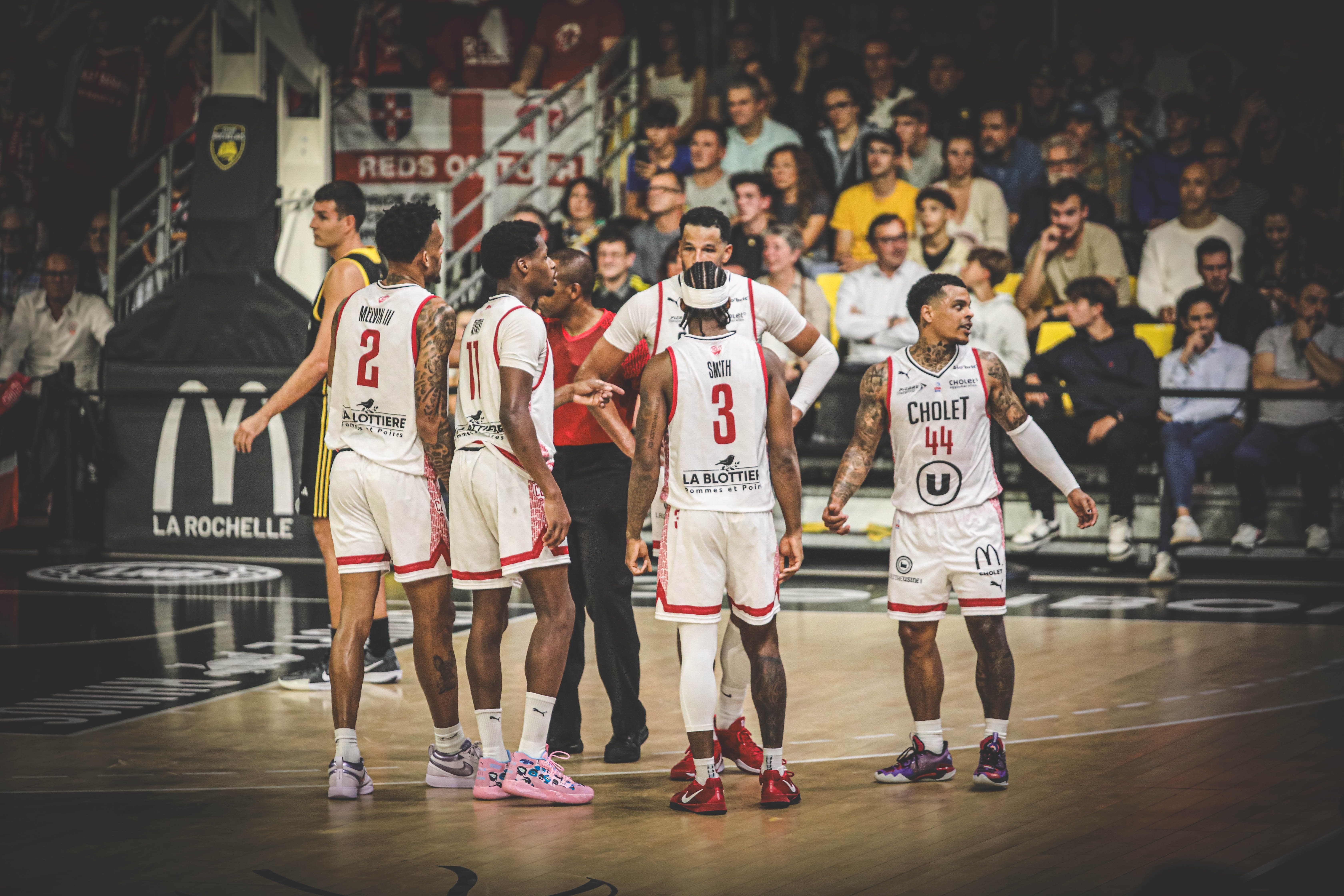 Cleveland Melvin III, Gérald Ayayi, Andre Roberson, Stefan Smith, T.J. Campbell ©Stade Rochelais